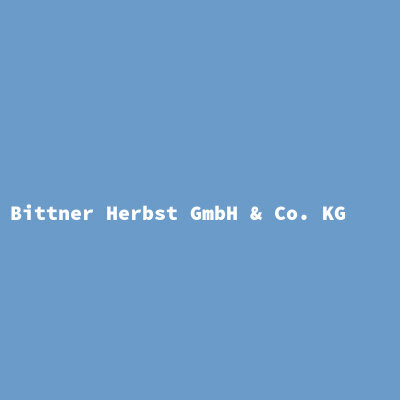 Bittner Herbst GmbH &amp; Co. KG