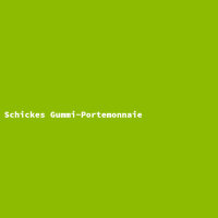 Schickes Gummi-Portemonnaie