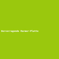 Hervorragende Marmor-Platte