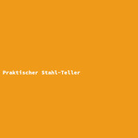 Praktischer Stahl-Teller