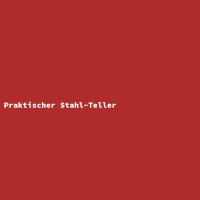 Praktischer Stahl-Teller