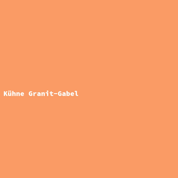 Kühne Granit-Gabel