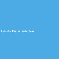Leichte Papier-Unterhose