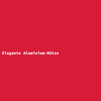 Elegante Aluminium-Mütze