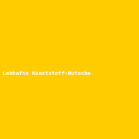 Lebhafte Kunststoff-Rutsche