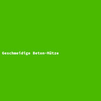 Geschmeidige Beton-Mütze