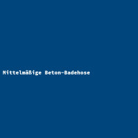 Mittelmäßige Beton-Badehose